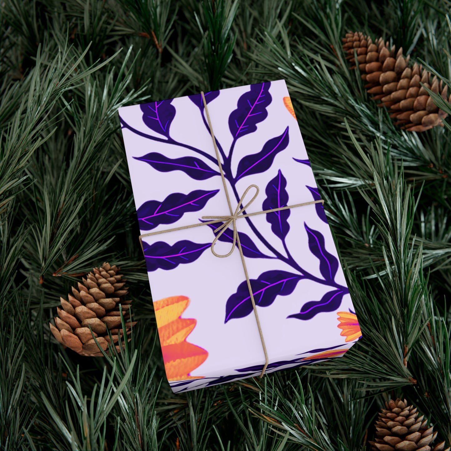SPRING BLOSSOMS | Floral-Vine Seasons Wrapping Paper