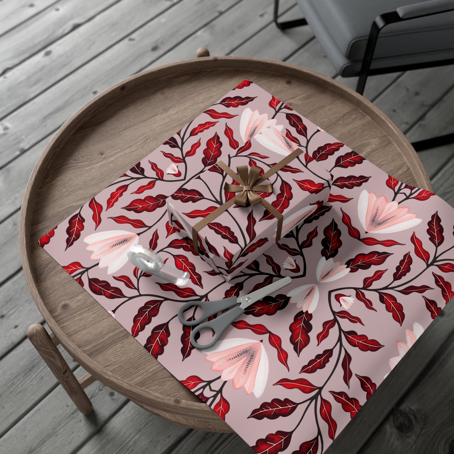 AUTUMN FOLIAGE | Floral-Vine Seasons Wrapping Paper
