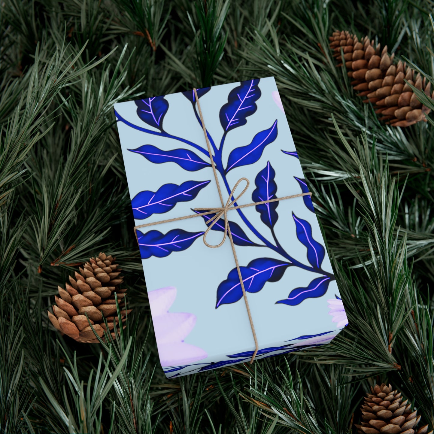 WINTER WONDERLAND | Floral-Vine Seasons Wrapping Paper