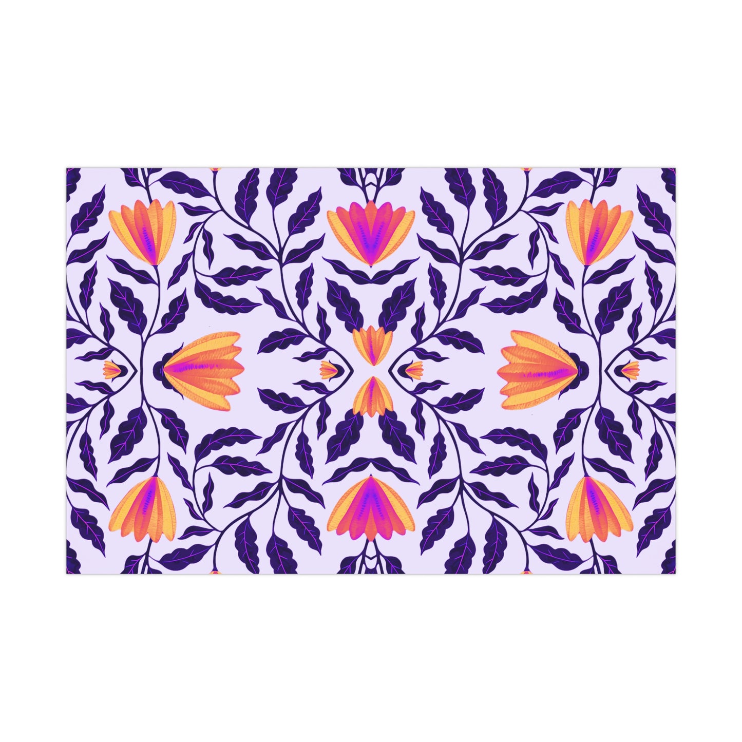 SPRING BLOSSOMS | Floral-Vine Seasons Wrapping Paper