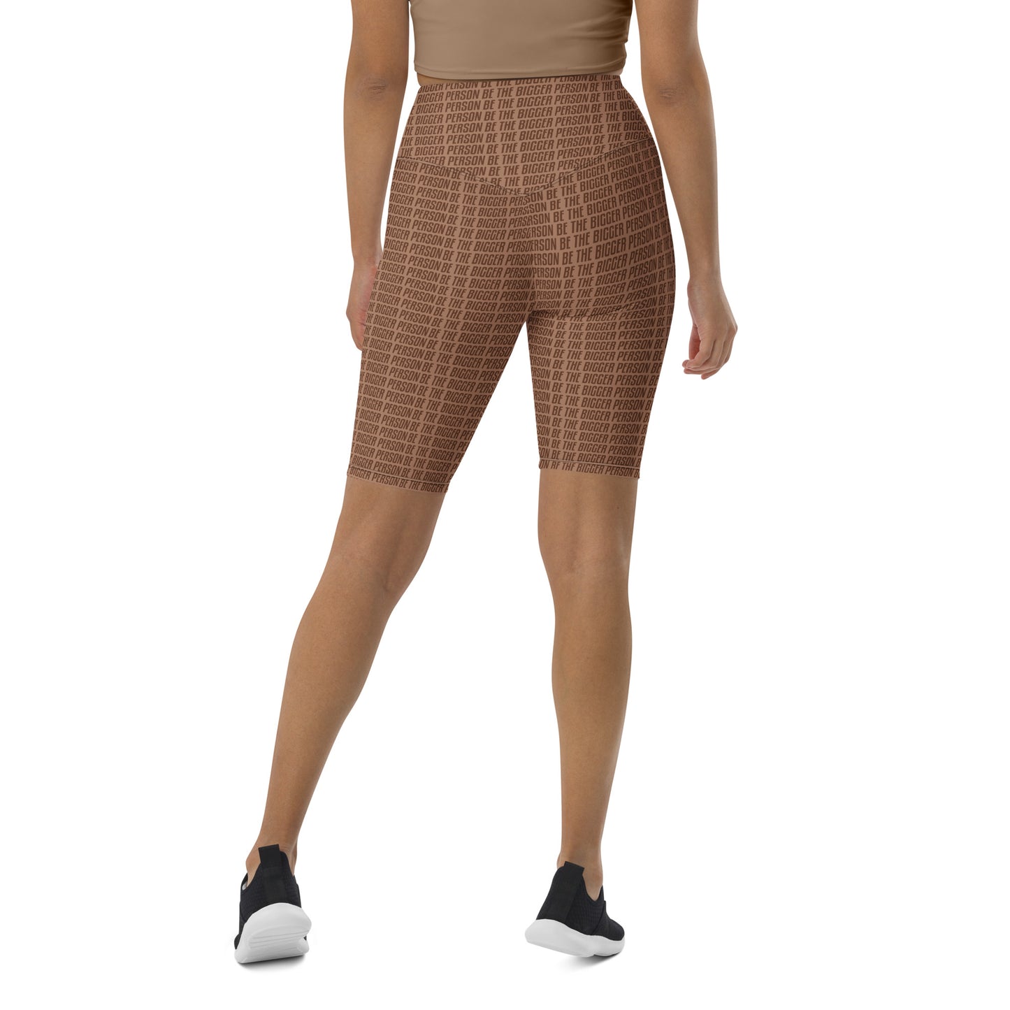 BROWN NOSER - Biker Shorts