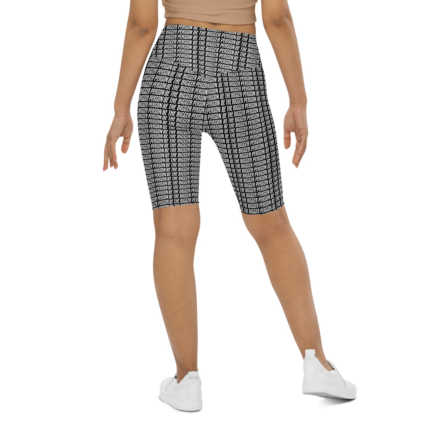 LOCKED UP - Black Biker Shorts
