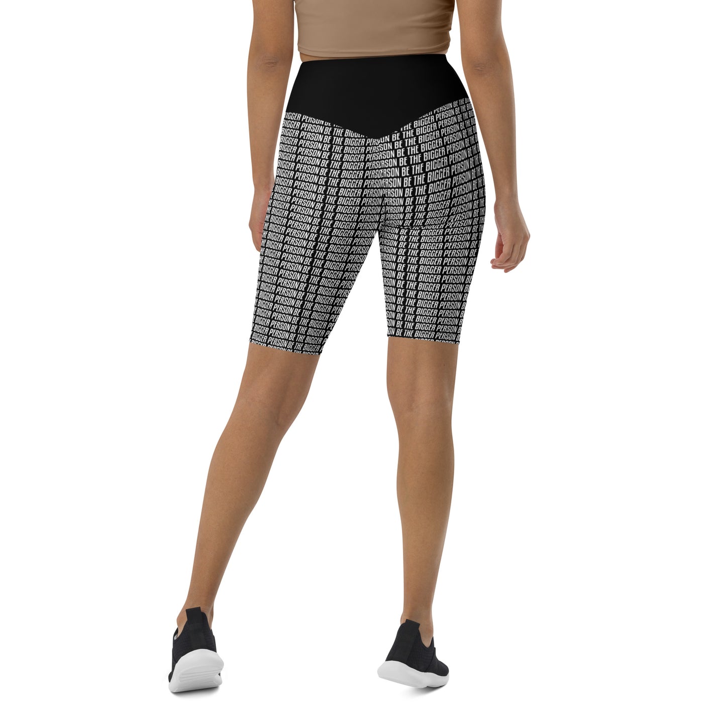 LOCKED UP - Black Biker Shorts