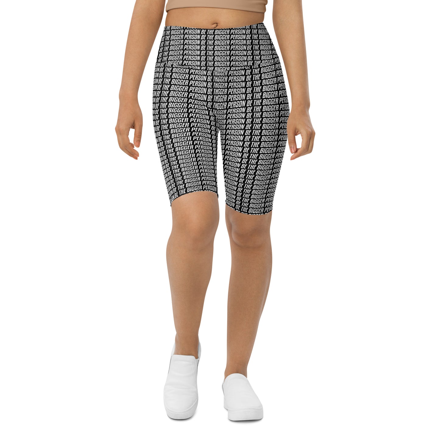 LOCKED UP - Black Biker Shorts