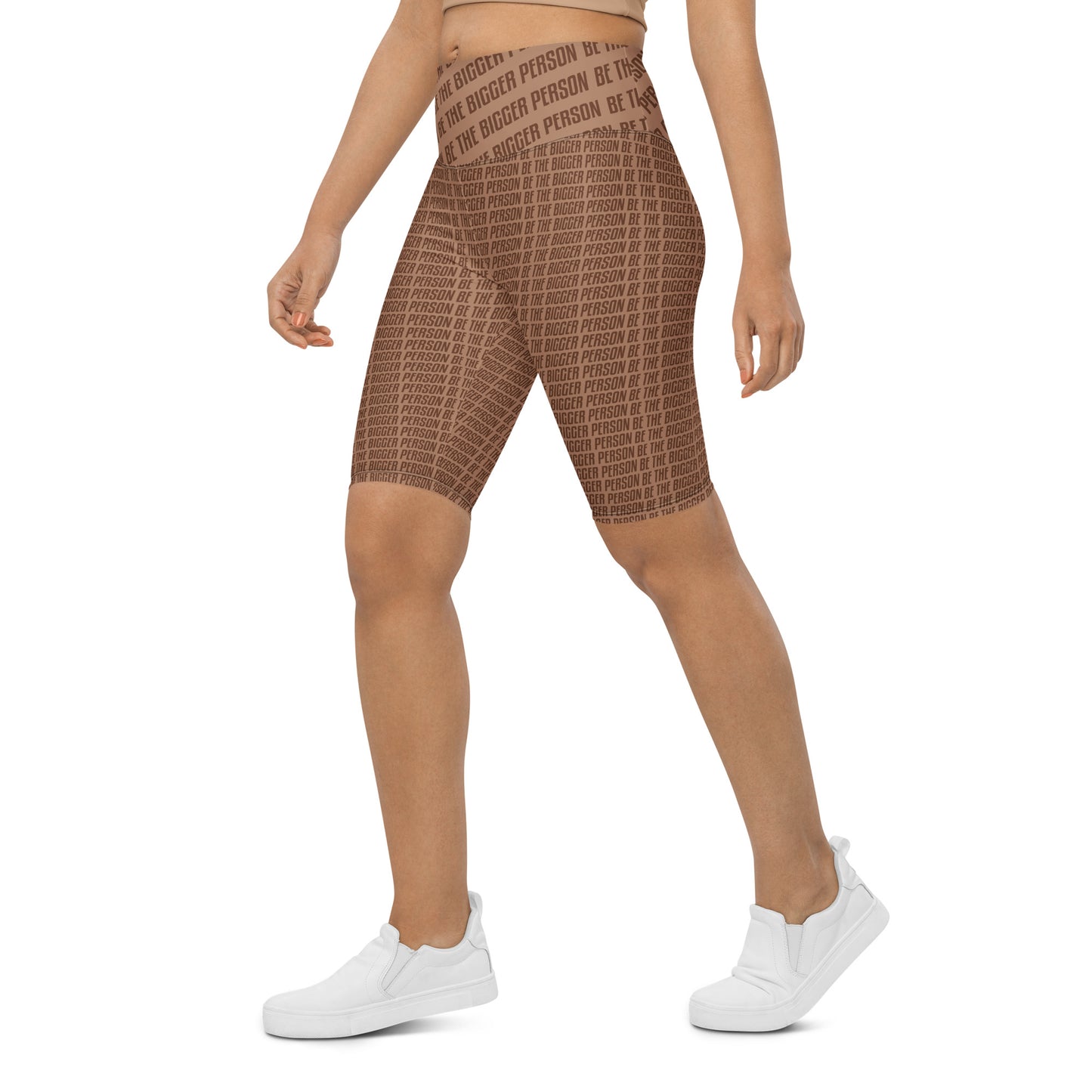 BROWN NOSER - Biker Shorts