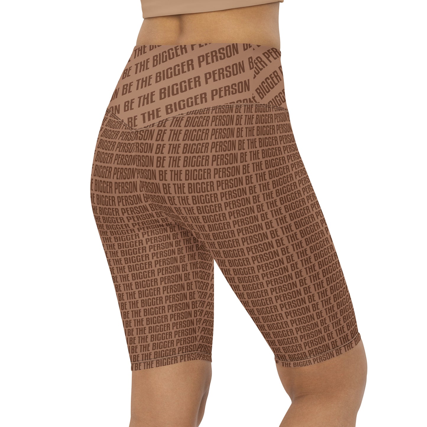 BROWN NOSER - Biker Shorts