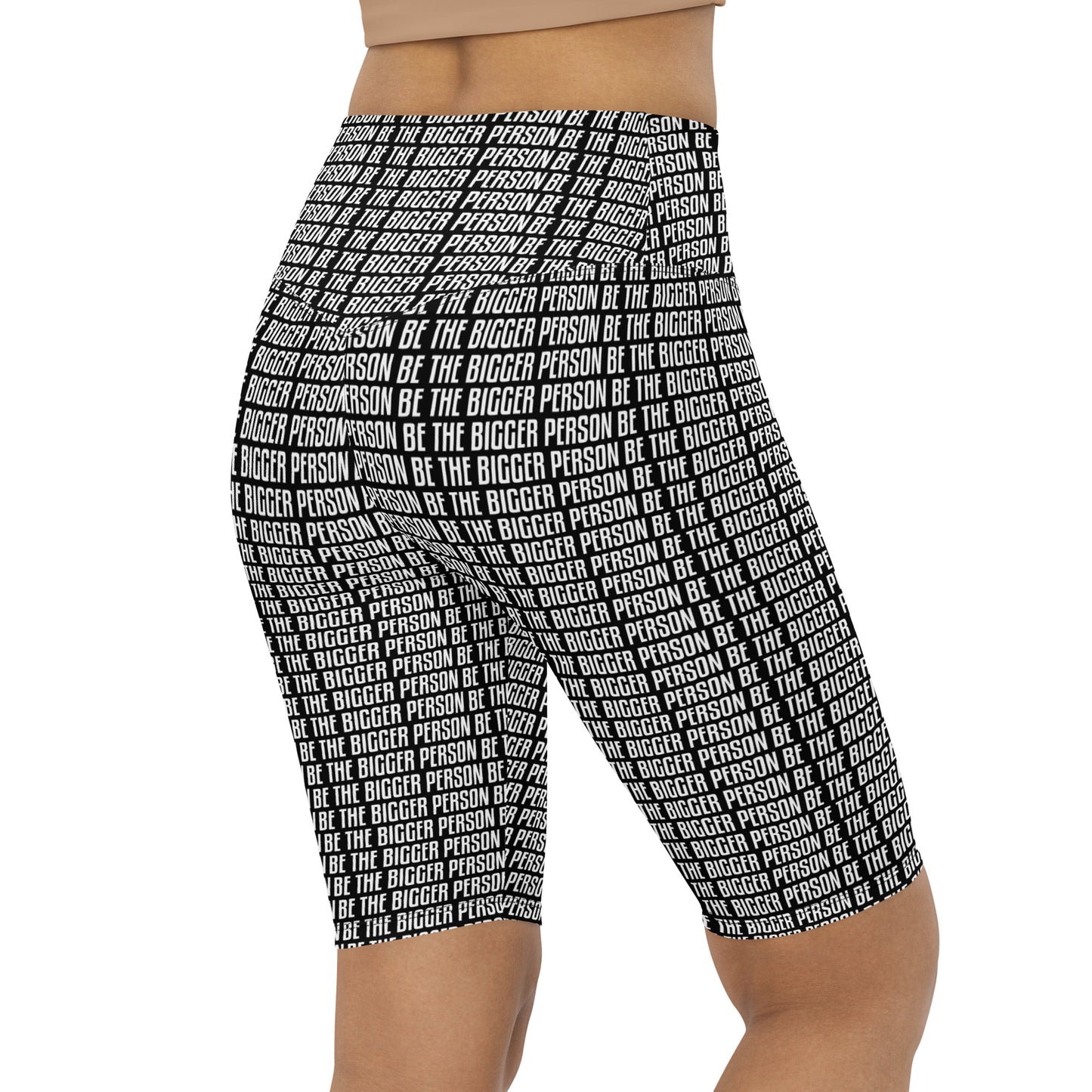 LOCKED UP - Black Biker Shorts