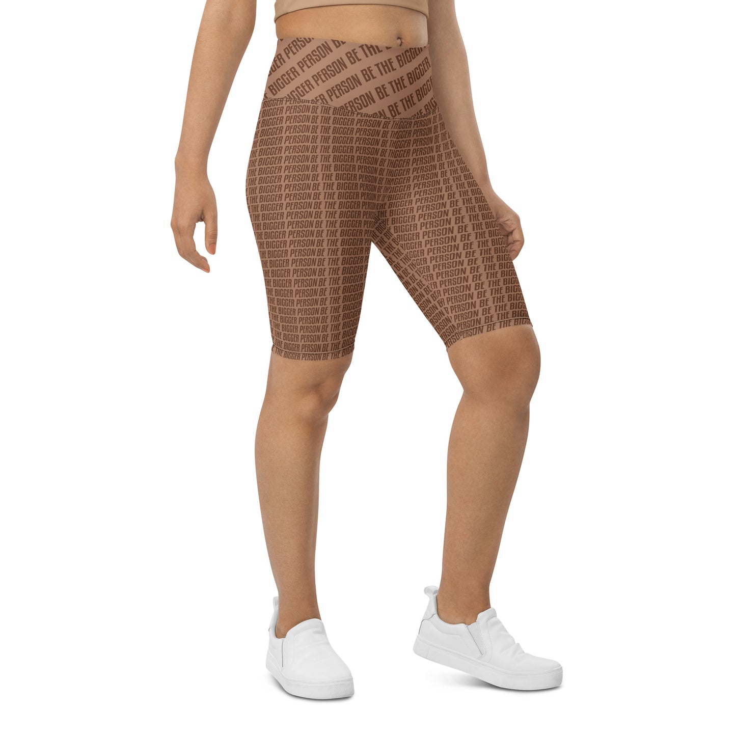 BROWN NOSER - Biker Shorts
