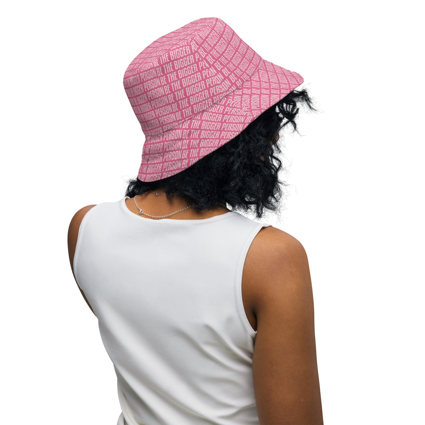 BLIND LOVE - Reversible Bucket Hat (pink/pink)