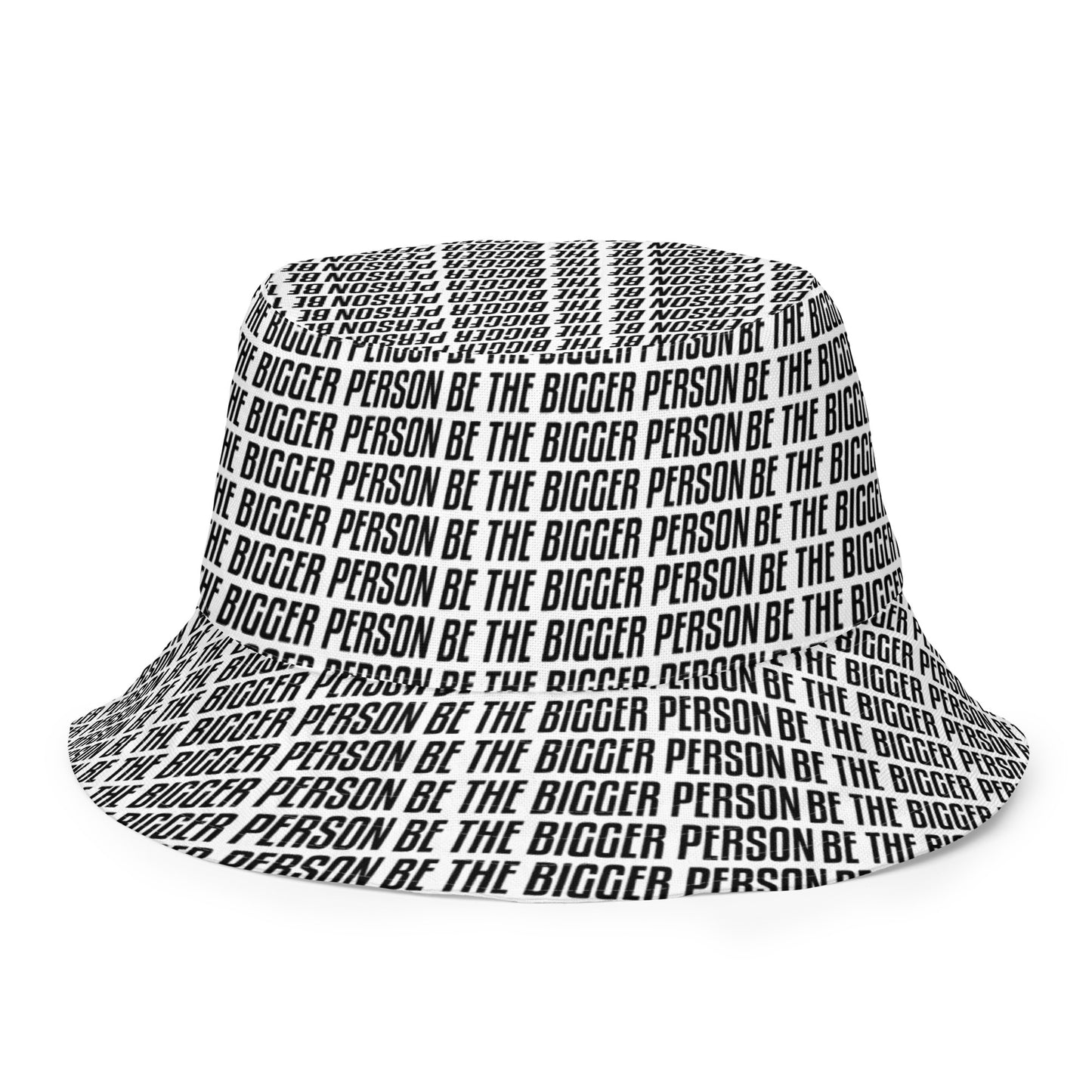 LOCKED UP - Reversible Bucket Hat (white/white)