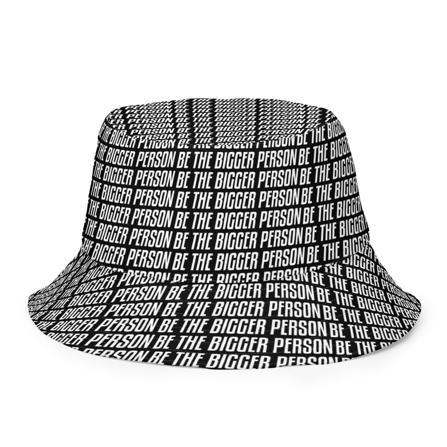LOCKED UP - Reversible Bucket Hat (white/black)