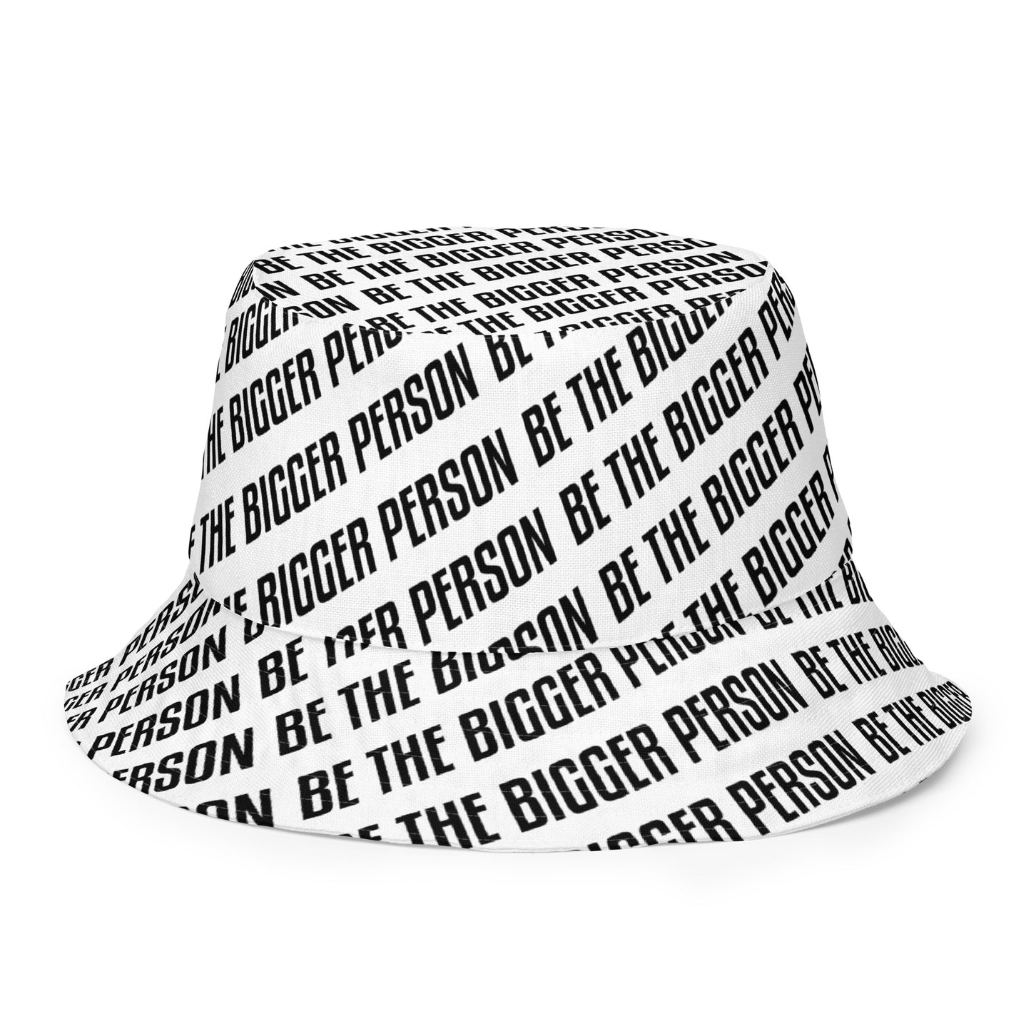 LOCKED UP - Reversible Bucket Hat (white/white)