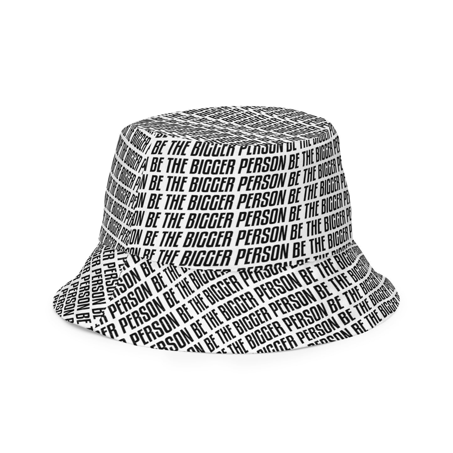 LOCKED UP - Reversible Bucket Hat (white/white)