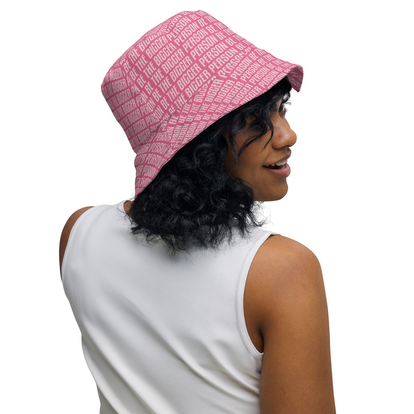 BLIND LOVE - Reversible Bucket Hat (pink/pink)
