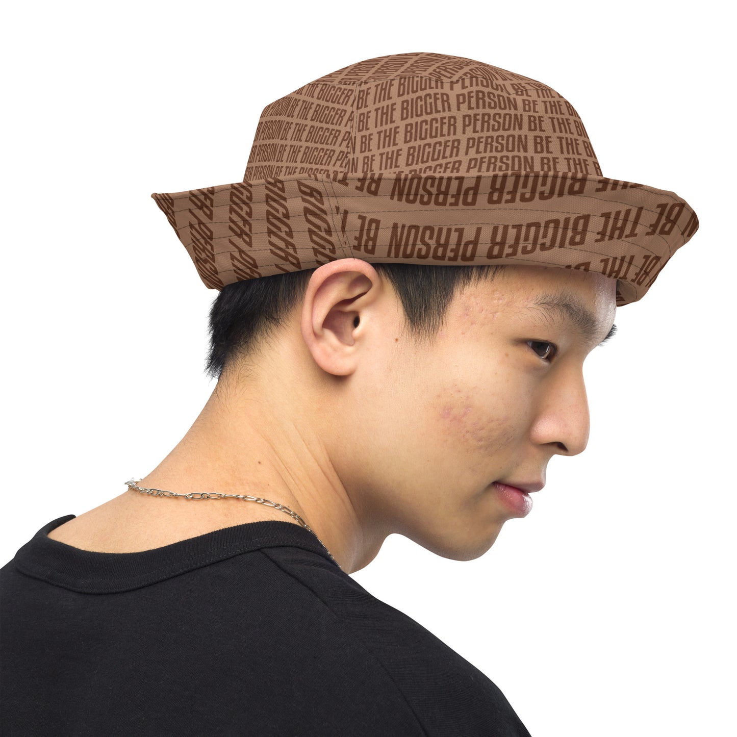 BROWN NOSER - Reversible Bucket Hat (brown/brown)