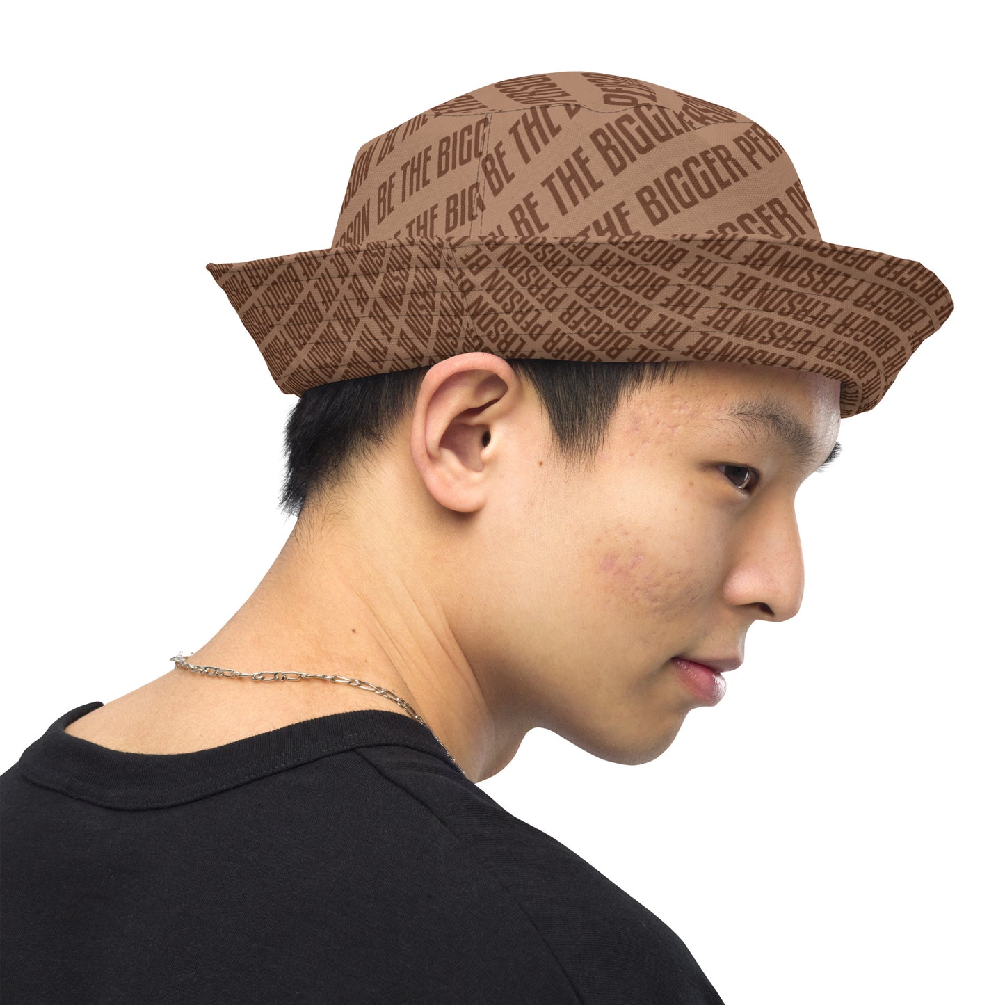 BROWN NOSER - Reversible Bucket Hat (brown/brown)