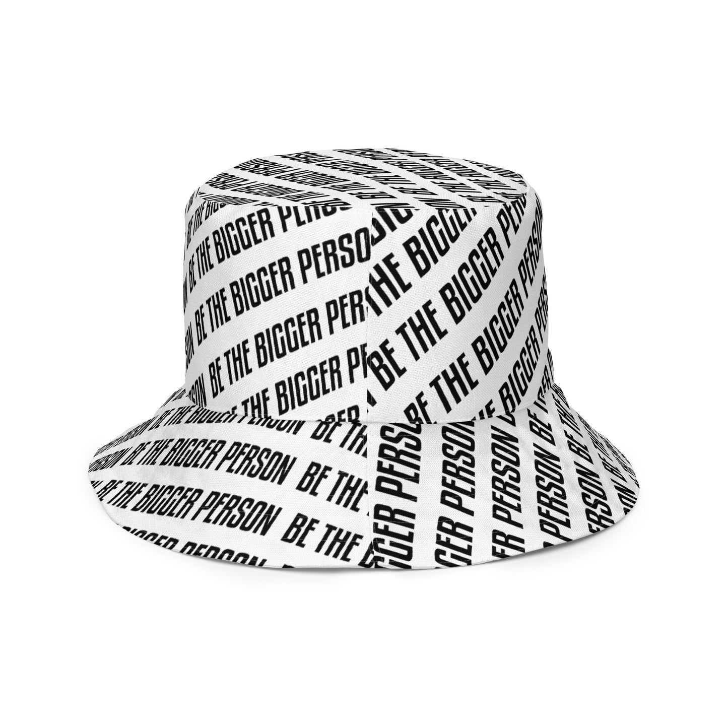 LOCKED UP - Reversible Bucket Hat (white/white)