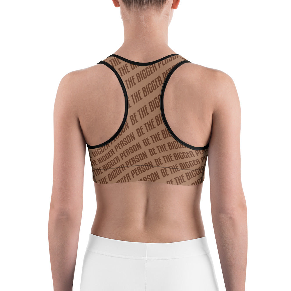 BROWN NOSER - Sports Bra