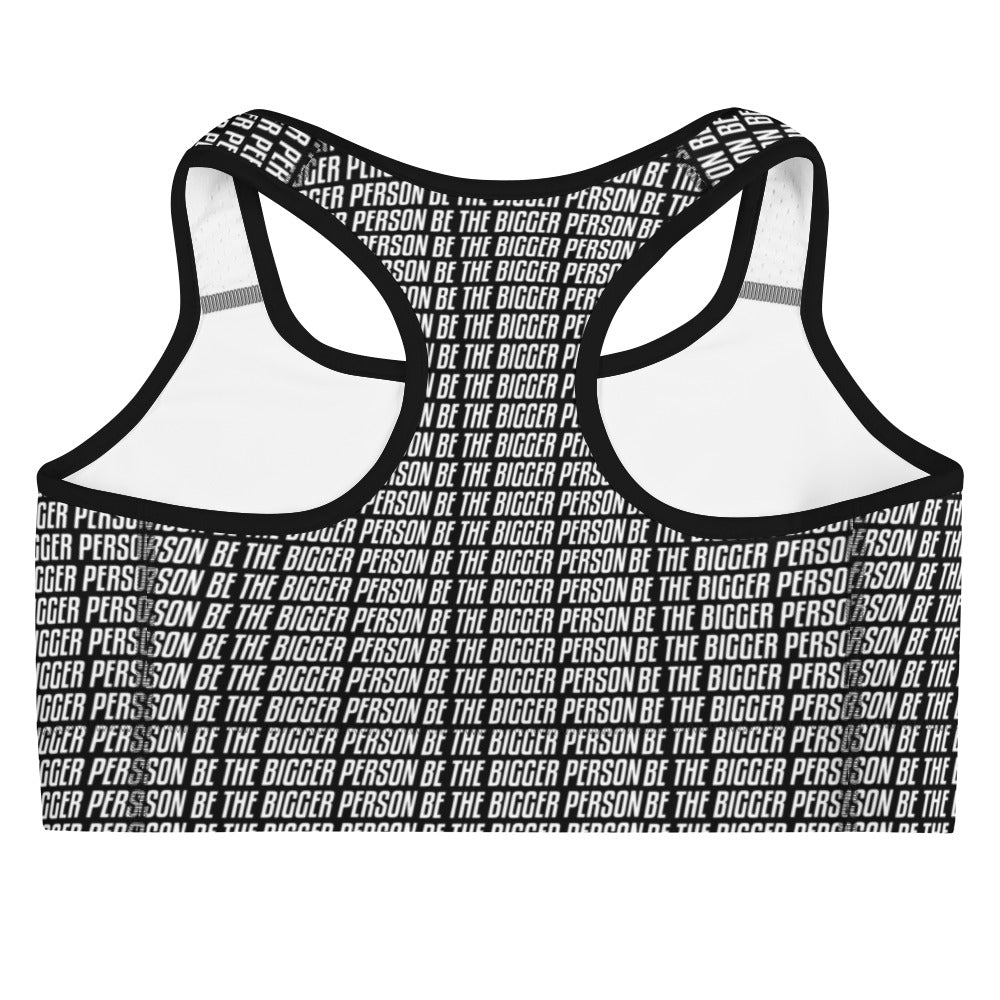 LOCKED UP - Black Sports Bra