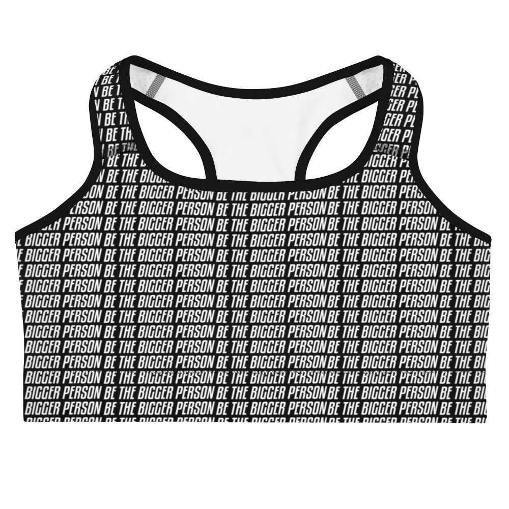 LOCKED UP - Black Sports Bra