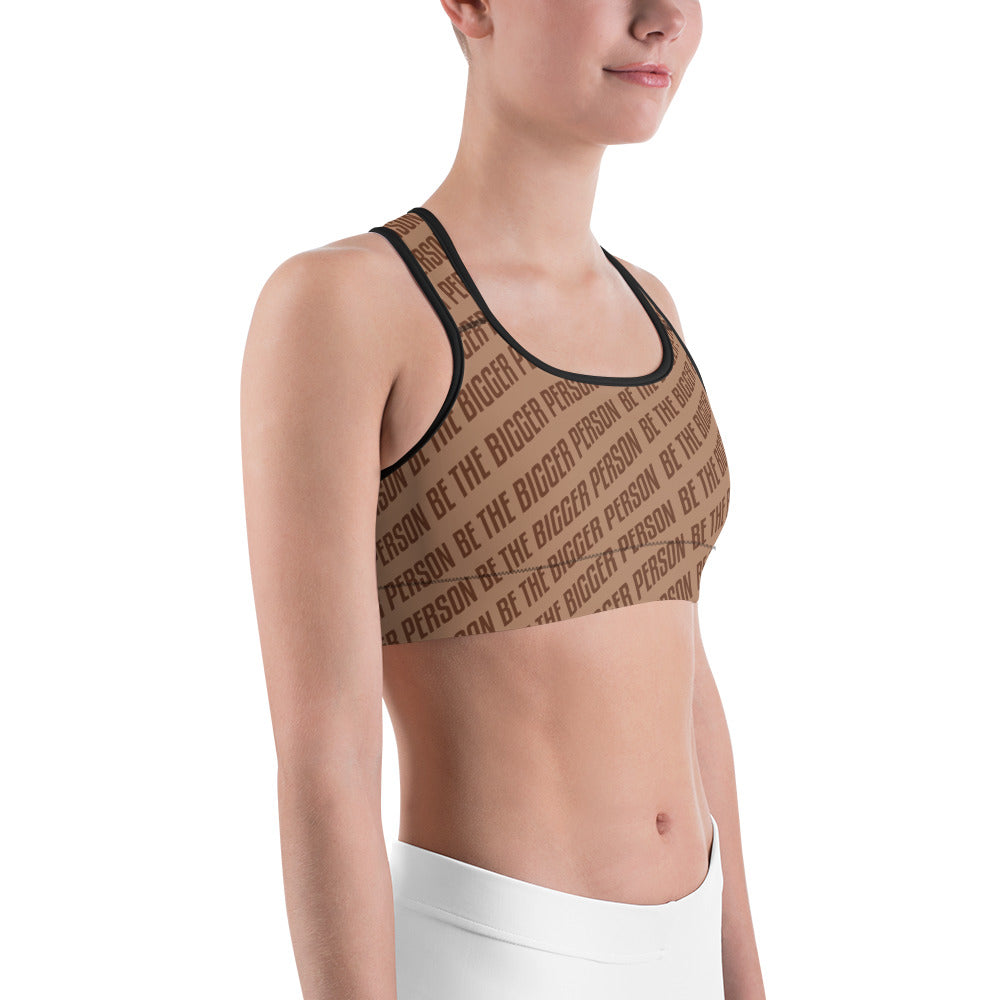 BROWN NOSER - Sports Bra