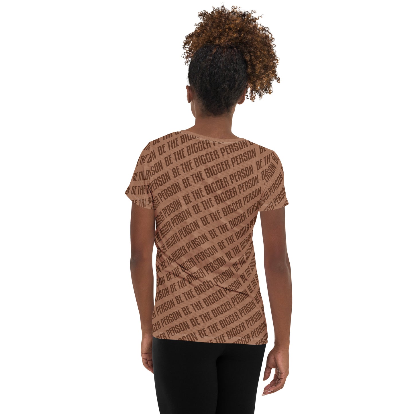BROWN NOSER - Women's Athletic T-shirt