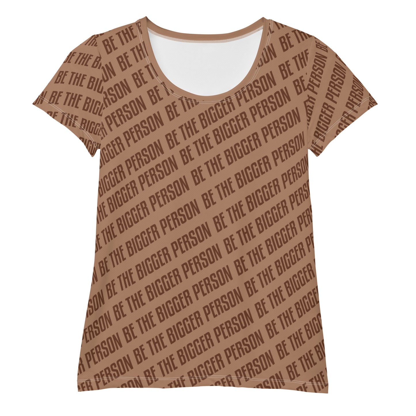 BROWN NOSER - Women's Athletic T-shirt