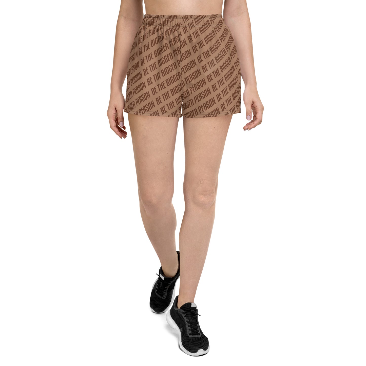 BROWN NOSER - Women’s Recycled Athletic Shorts