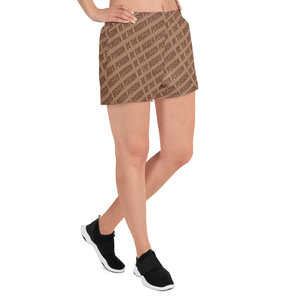 BROWN NOSER - Women’s Recycled Athletic Shorts
