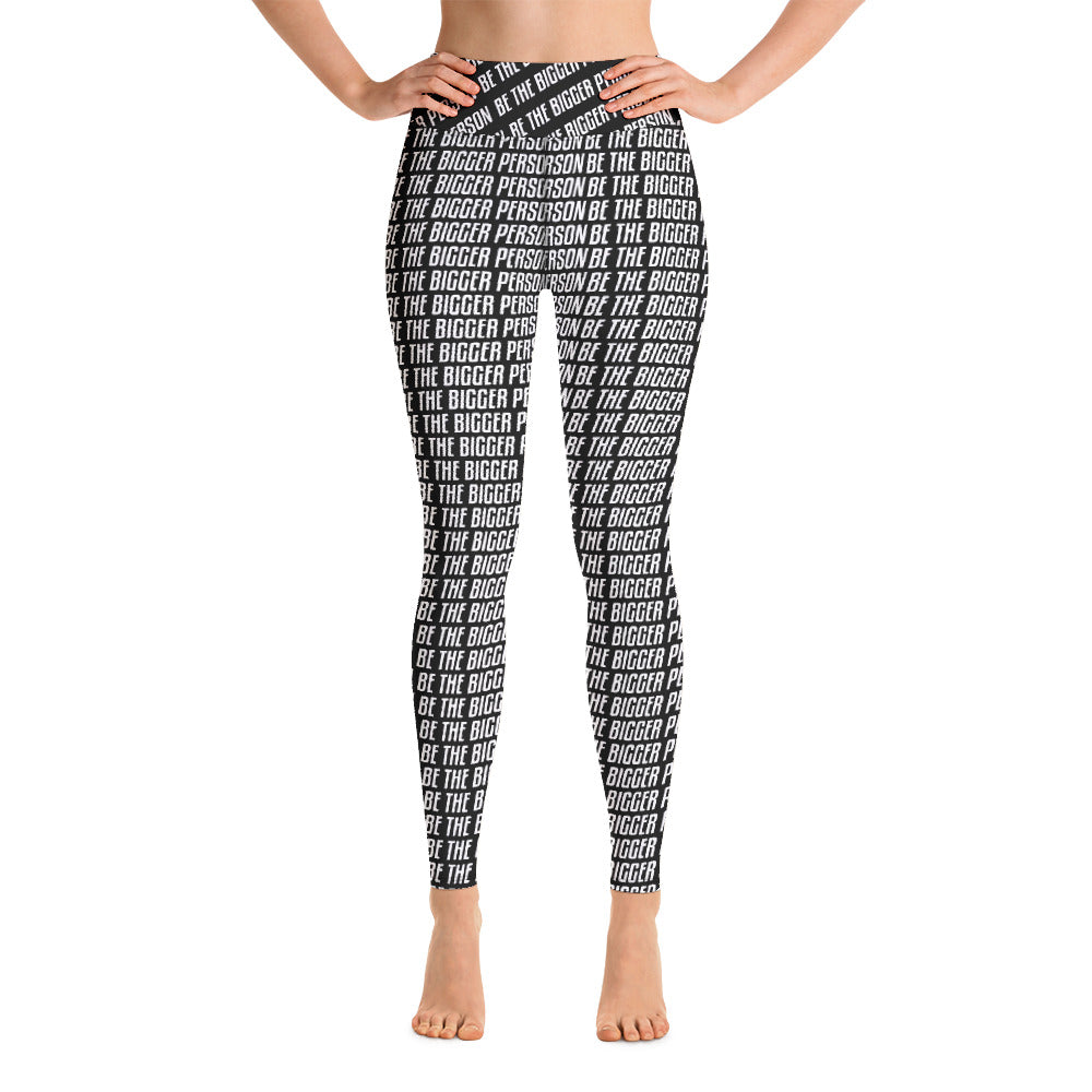 LOCKED UP - Black Yoga Leggings