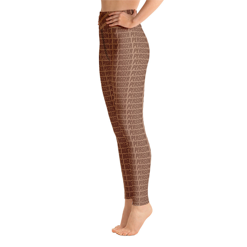 BROWN NOSER - Yoga Leggings