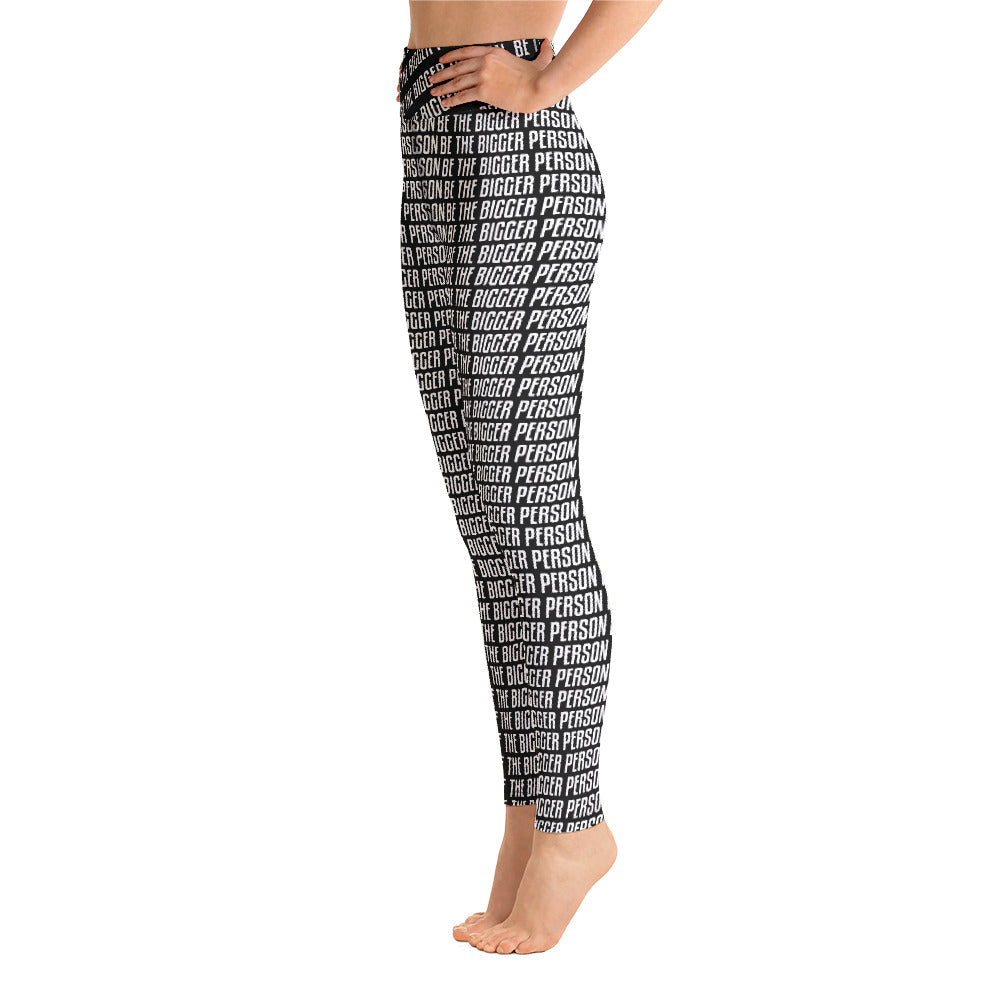 LOCKED UP - Black Yoga Leggings
