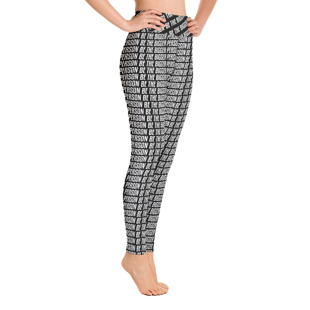 LOCKED UP - Black Yoga Leggings