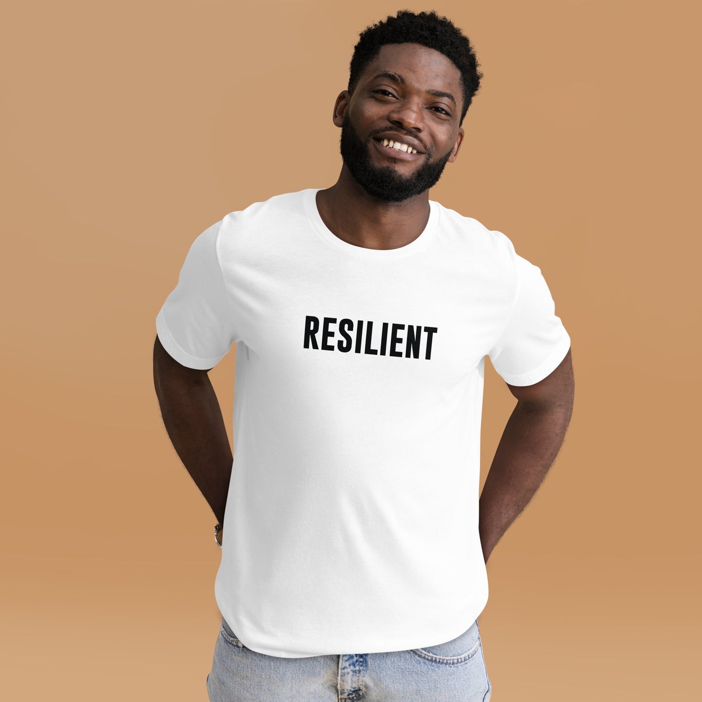 RESILIENT - White Unisex T-shirt