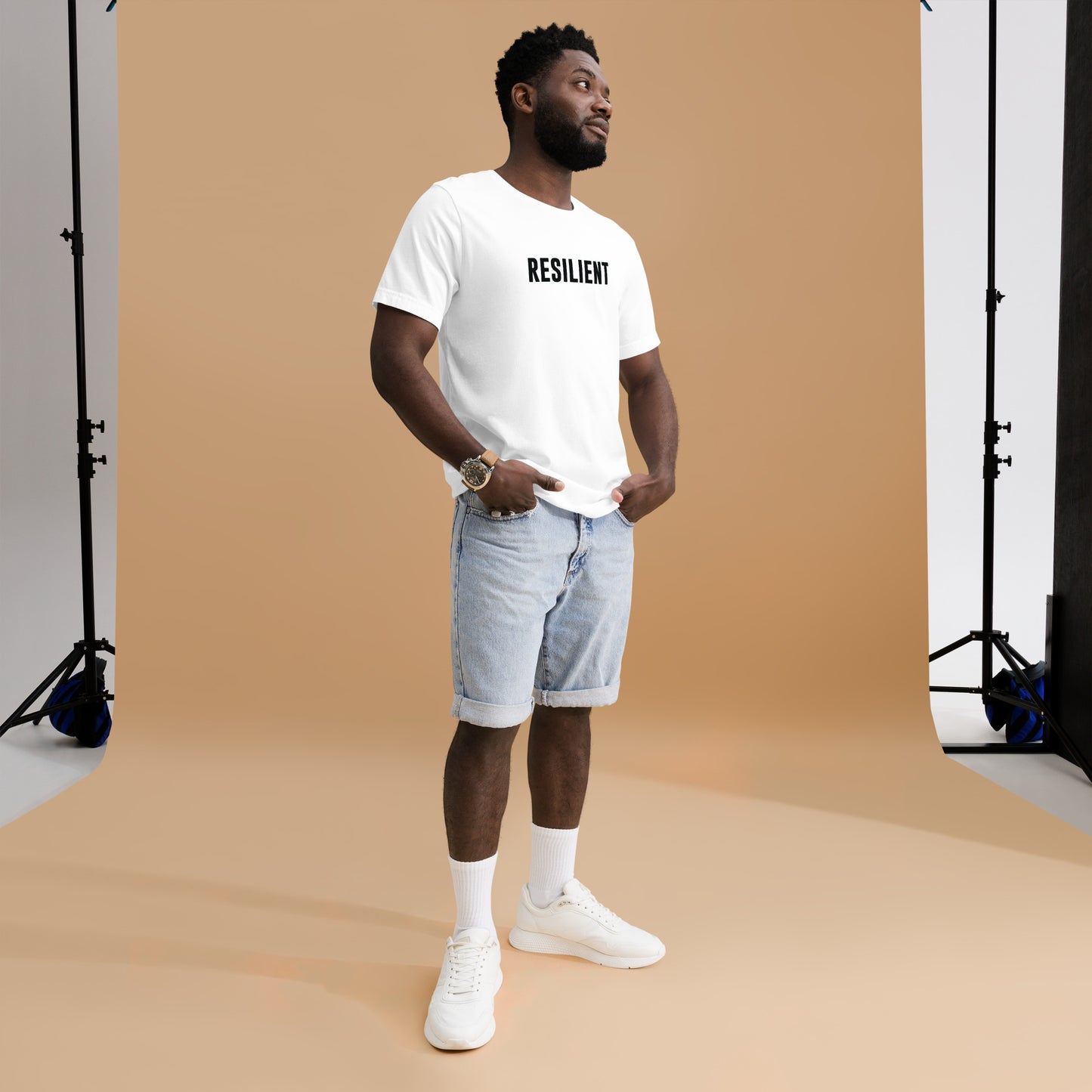 RESILIENT - White Unisex T-shirt