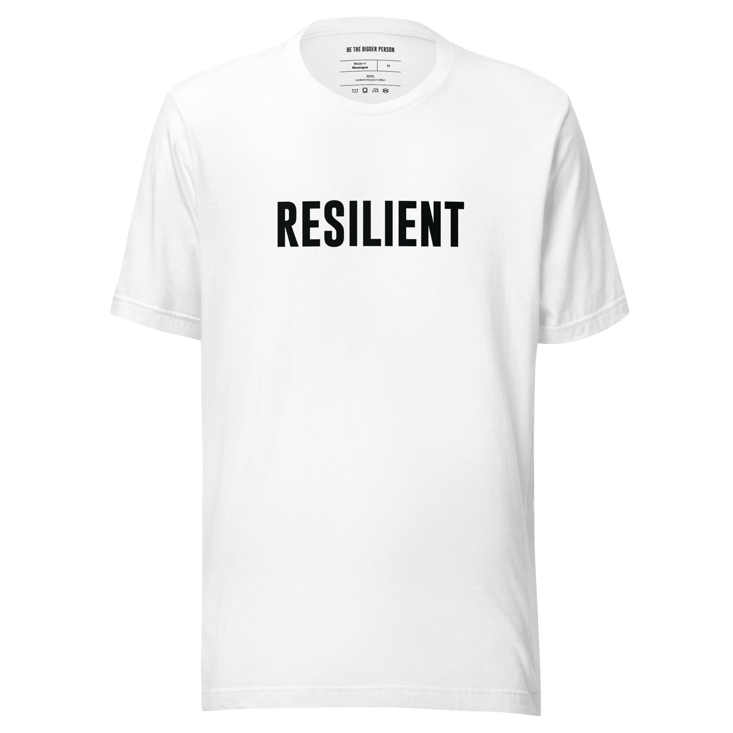 RESILIENT - White Unisex T-shirt