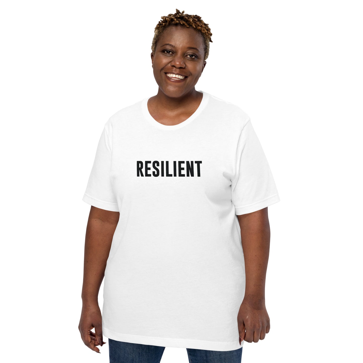 RESILIENT - White Unisex T-shirt