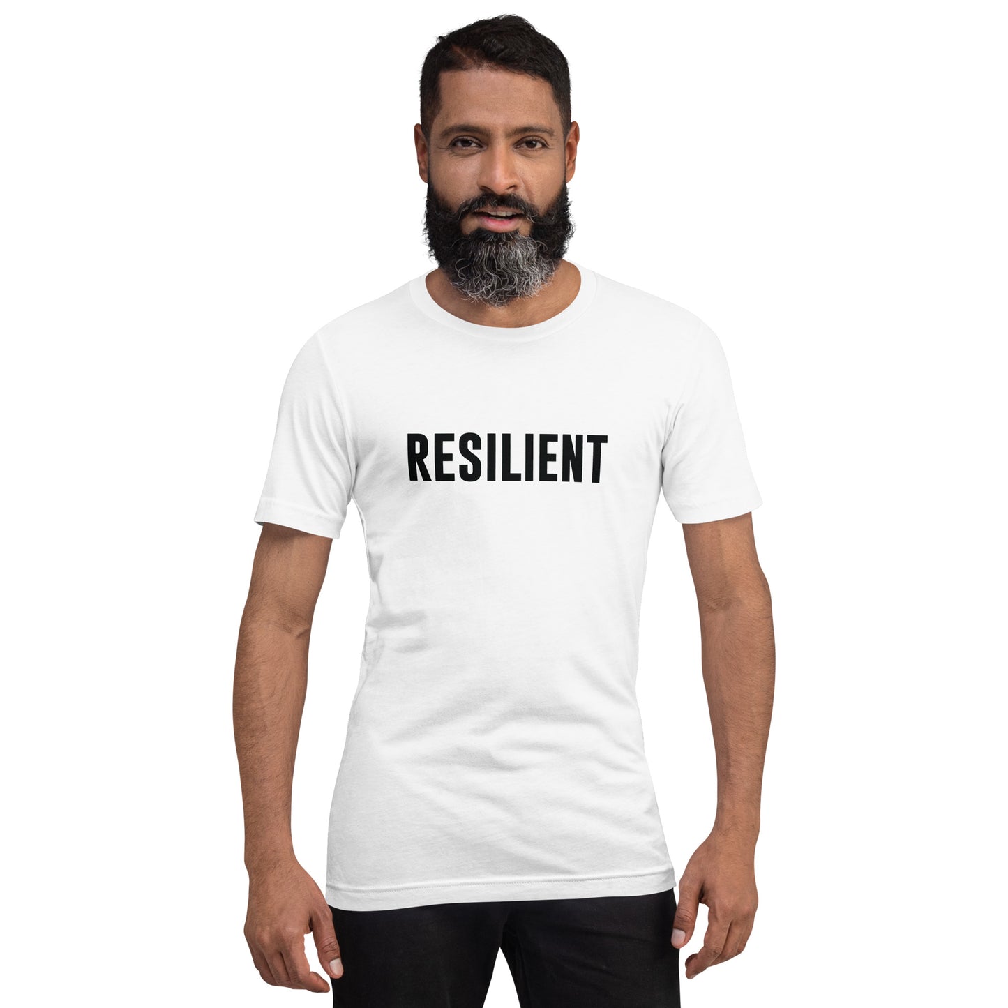 RESILIENT - White Unisex T-shirt