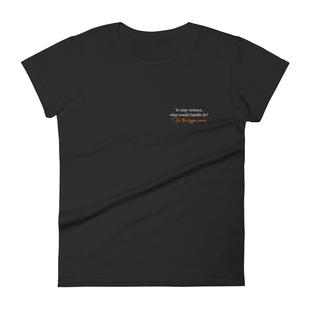 BTBP PEACE - Women's Black T-shirt