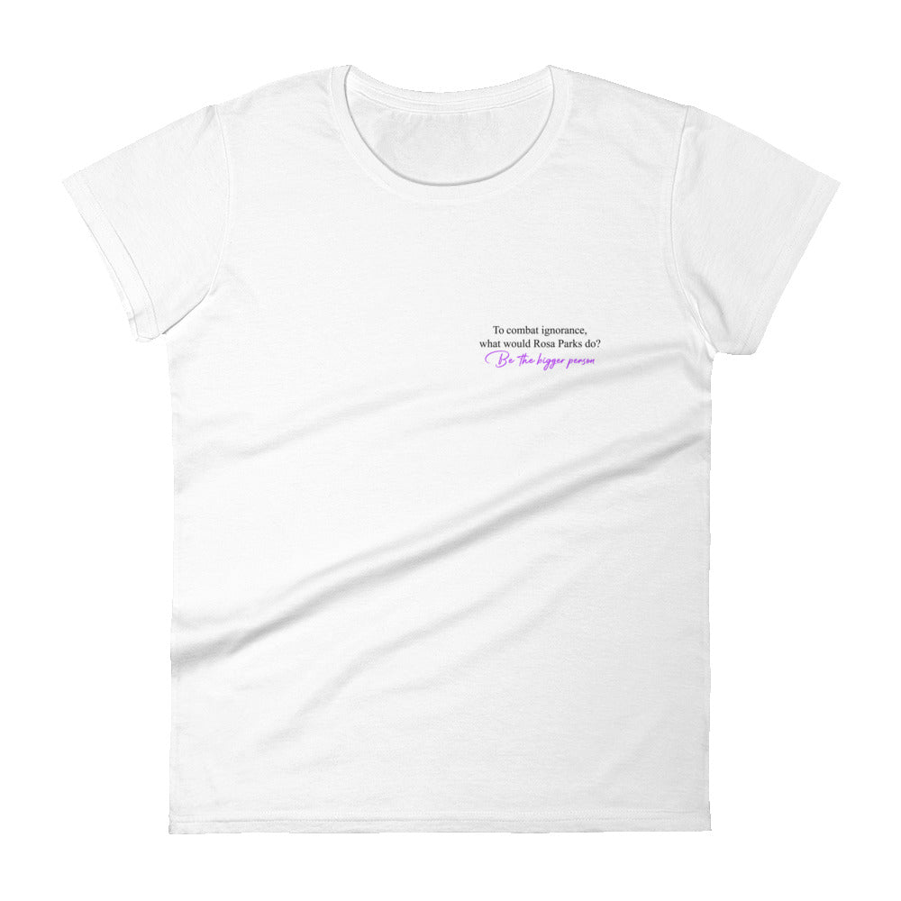 BTBP COURAGE - Women's White T-shirt