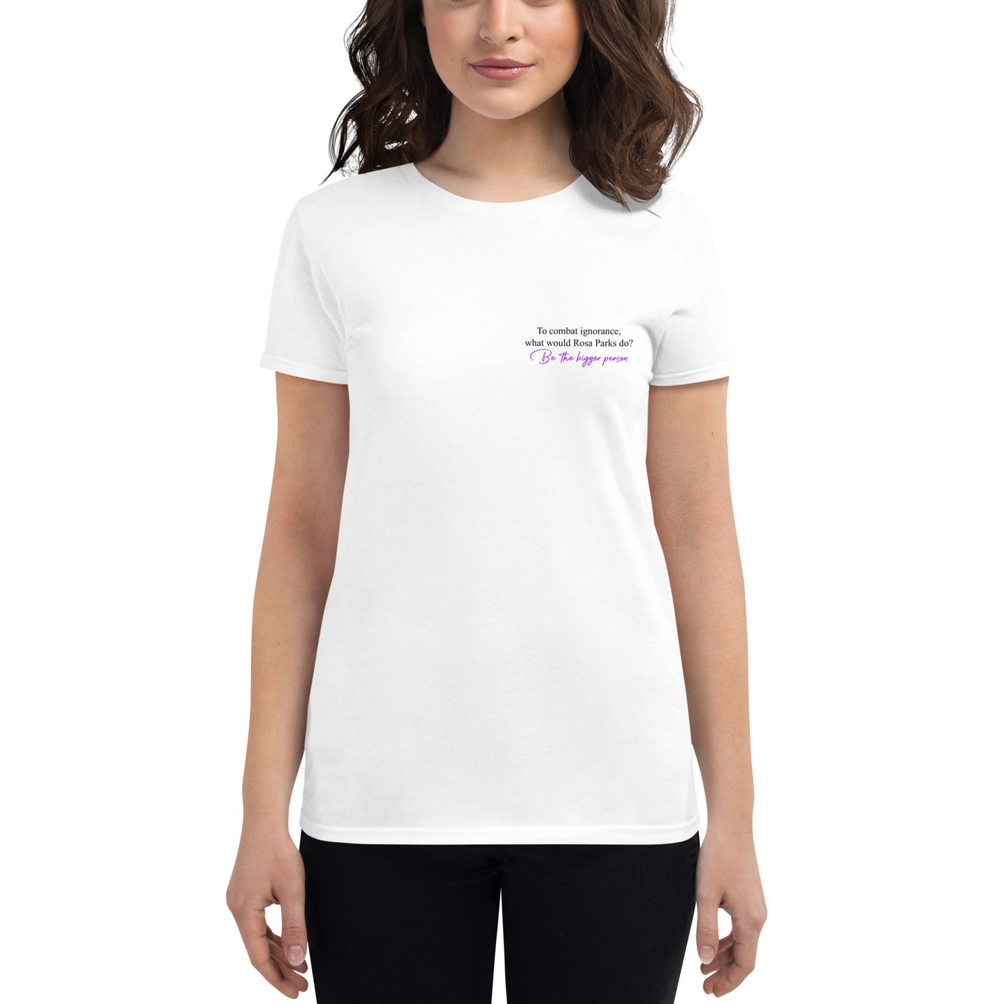 BTBP COURAGE - Women's White T-shirt
