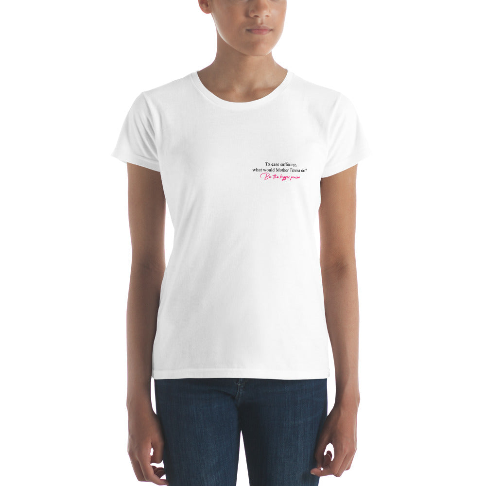 BTBP COMPASSION - Women's White T-shirt