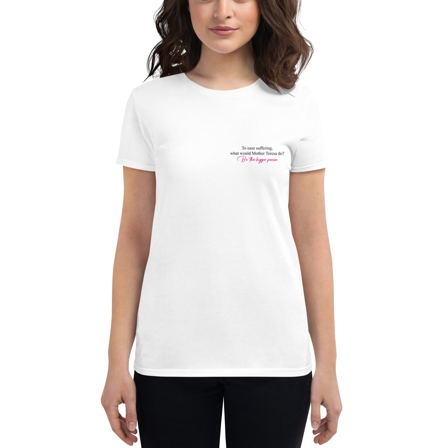 BTBP COMPASSION - Women's White T-shirt