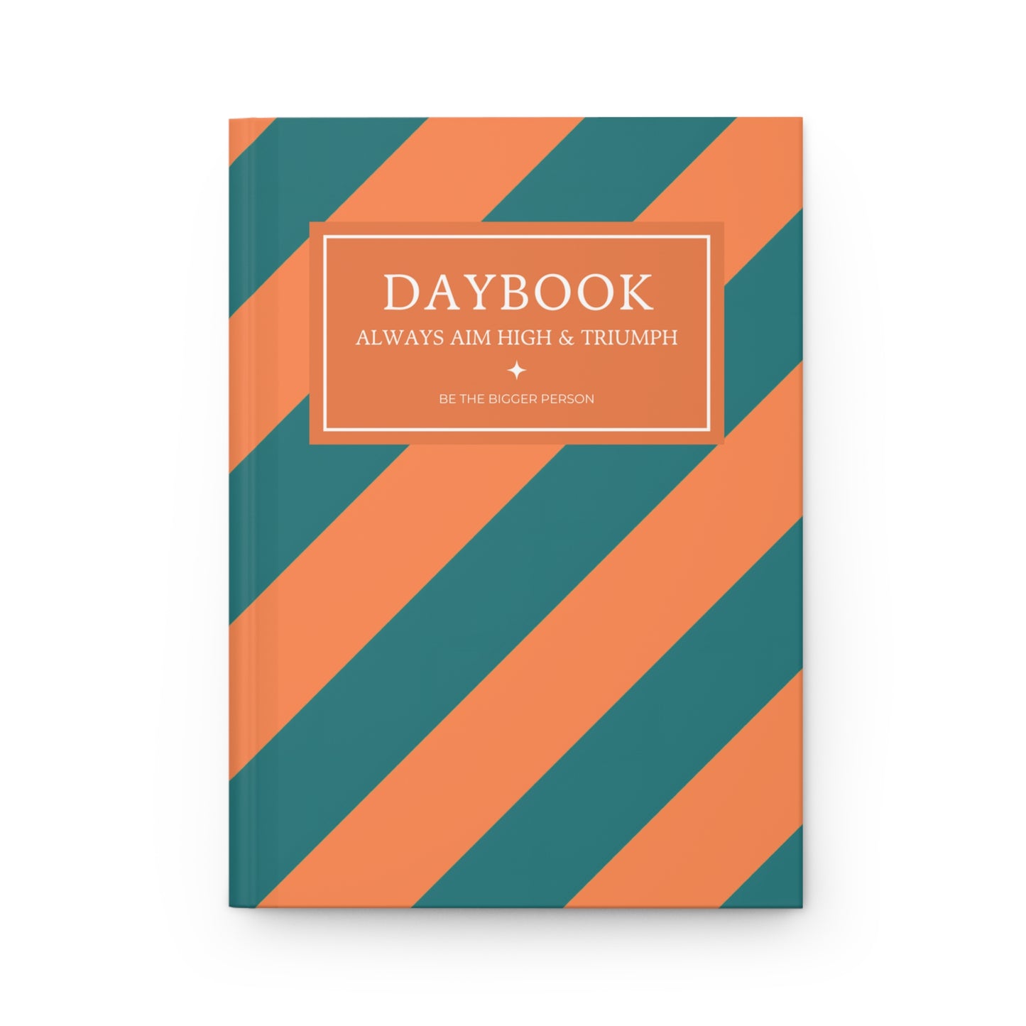 TEAM SPIRIT AQUA-ORANGE | Diagonal Dual-Colors Daybook