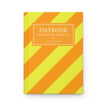 NEON YELLOW-ORANGE | Diagonal Dual-Colors Daybook