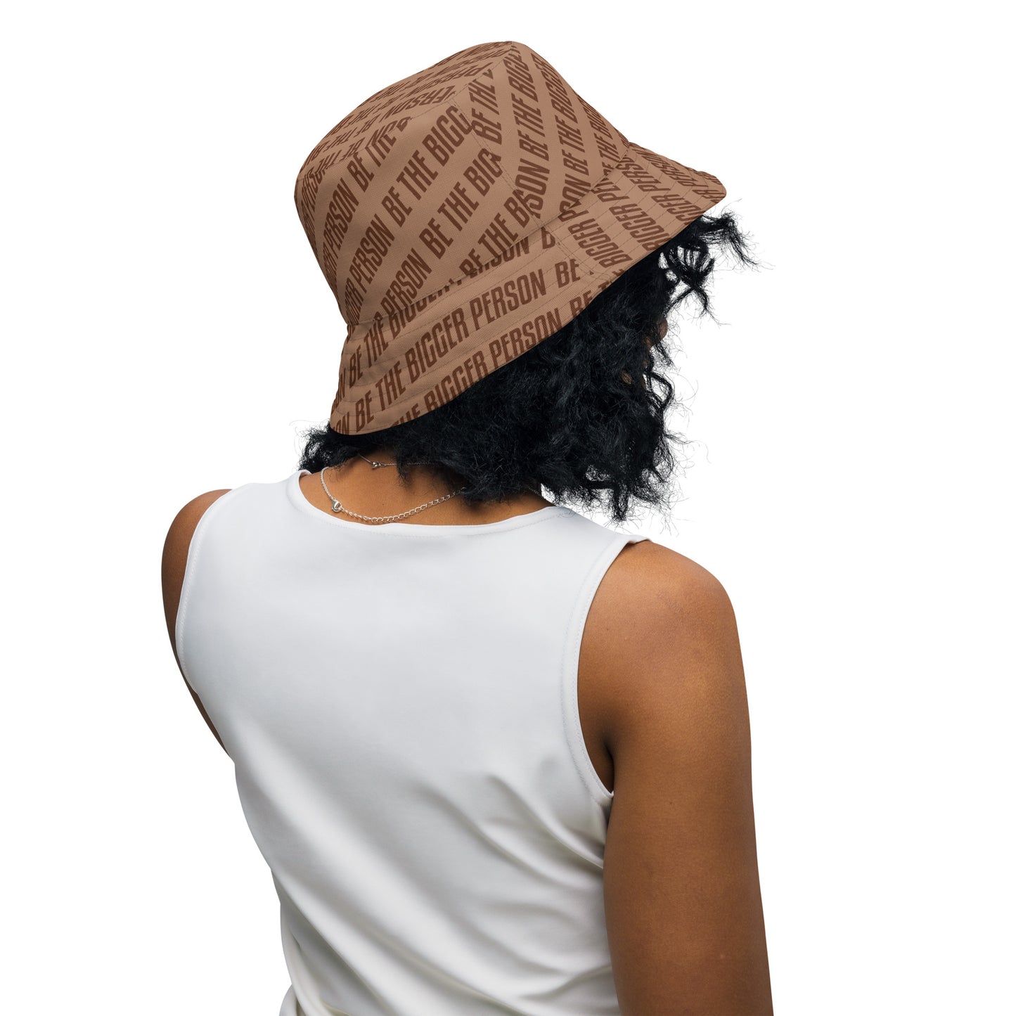 BROWN NOSER - Reversible Bucket Hat (brown/brown)