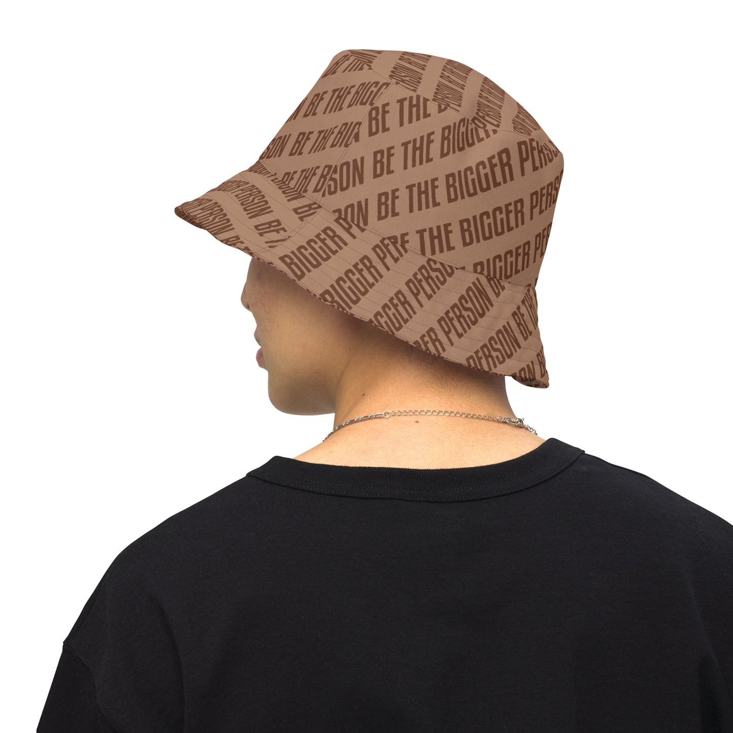 BROWN NOSER - Reversible Bucket Hat (brown/brown)