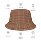 BROWN NOSER - Reversible Bucket Hat (brown/black)