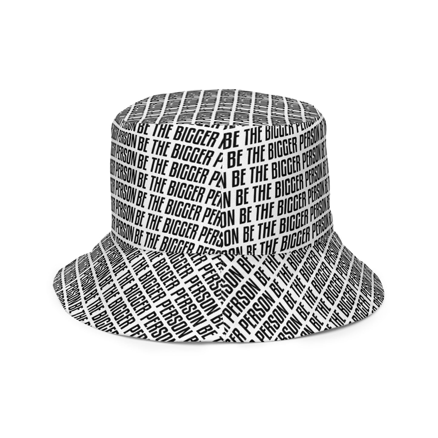 LOCKED UP - Reversible Bucket Hat (white/white)