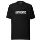AUTHENTIC - Black Unisex T-shirt